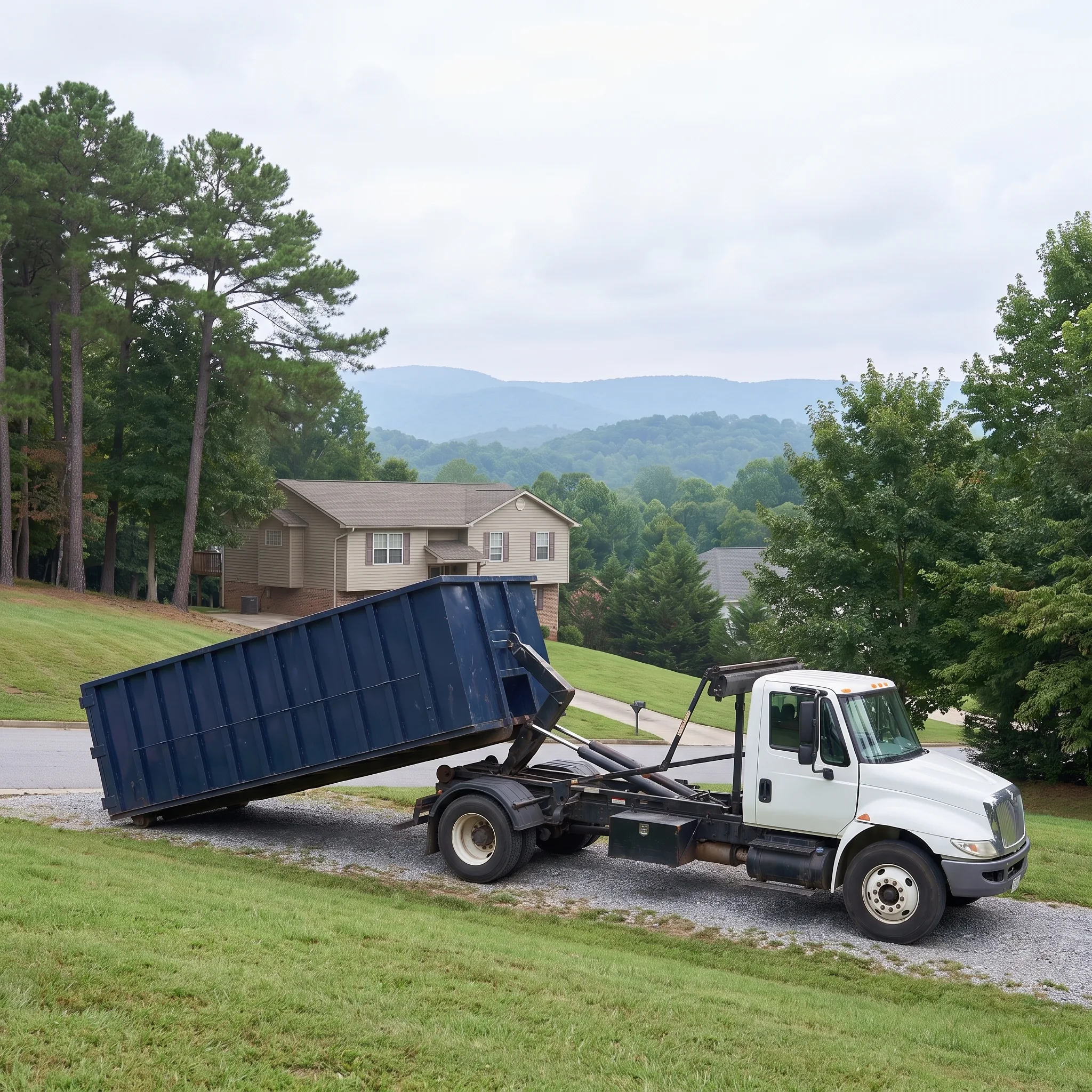 Roll-off dumpster delivery in Kentucky